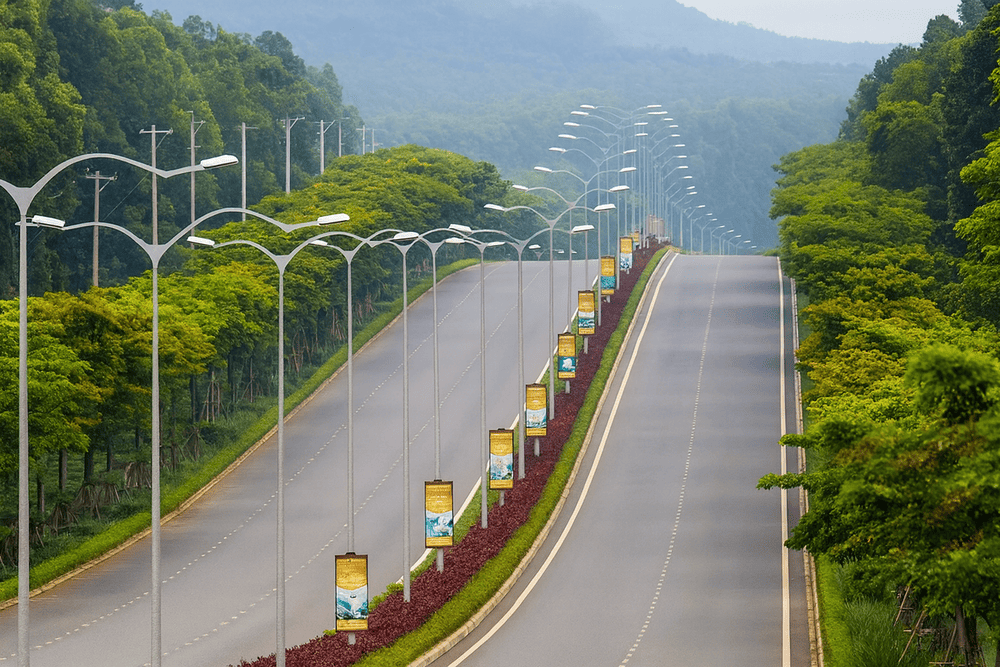 Cung đường đi B&agrave; N&agrave; Hills rất đẹp, bạn c&oacute; thể chọn bất kỳ loại phương tiện n&agrave;o t&ugrave;y nhu cầu